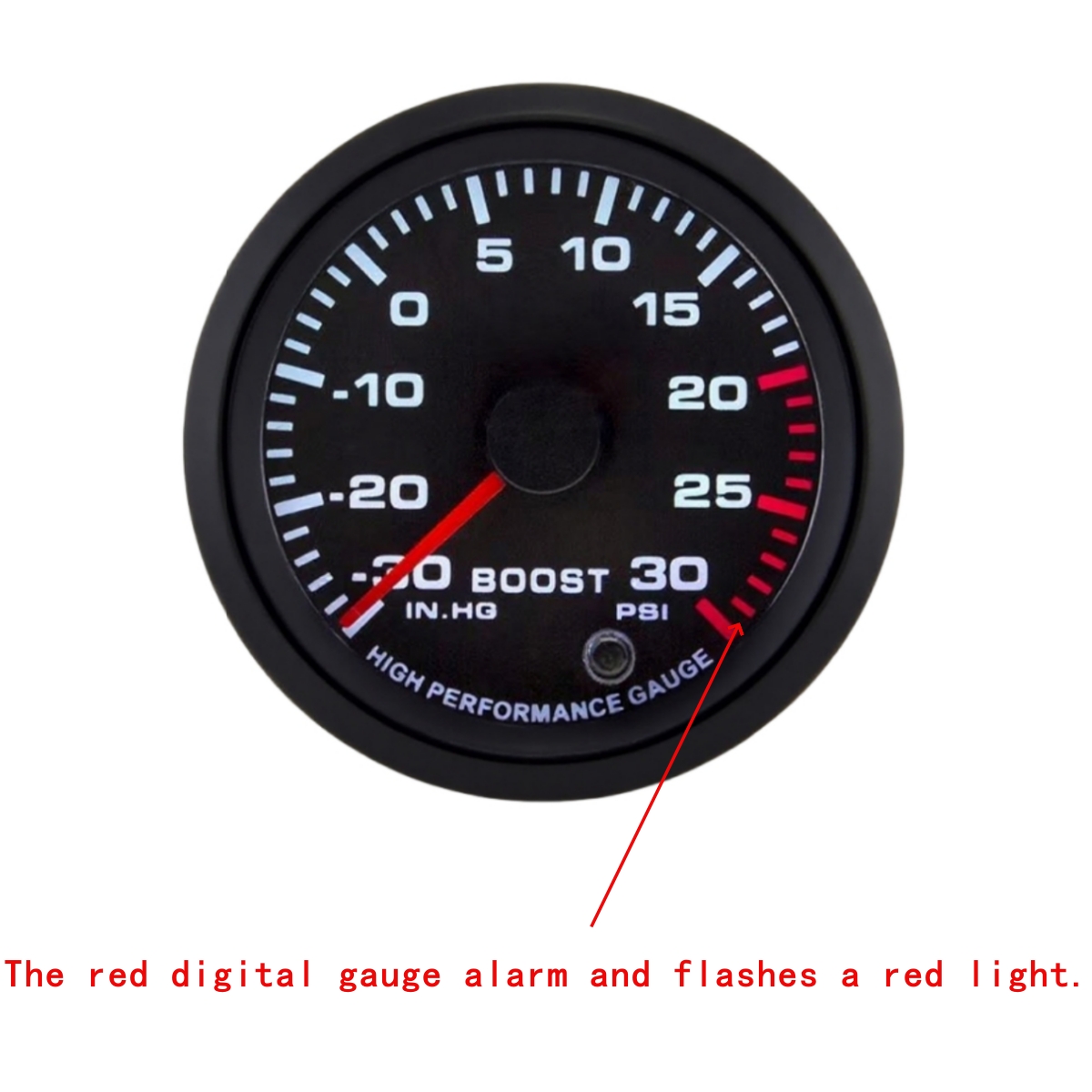 2인치 52mm 자동차 부스트 미터 -1~2 바 / - - Electronics Gadgets For Car 리뷰 및 가격