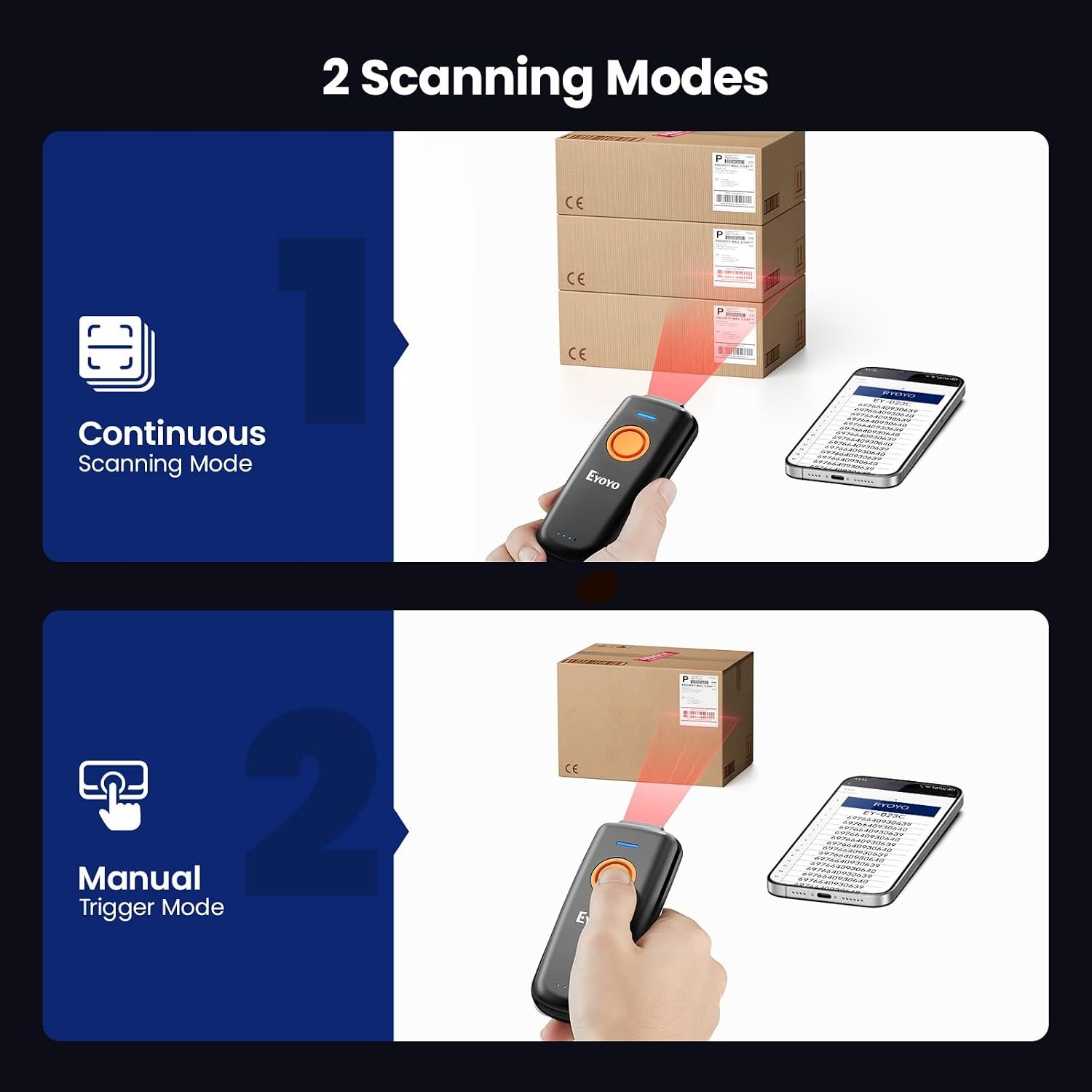 EYOYO 미니 바코드 스캐너 1D 2.4G 무선 바코 - Barcode Scanner Wireless 리뷰 및 가격