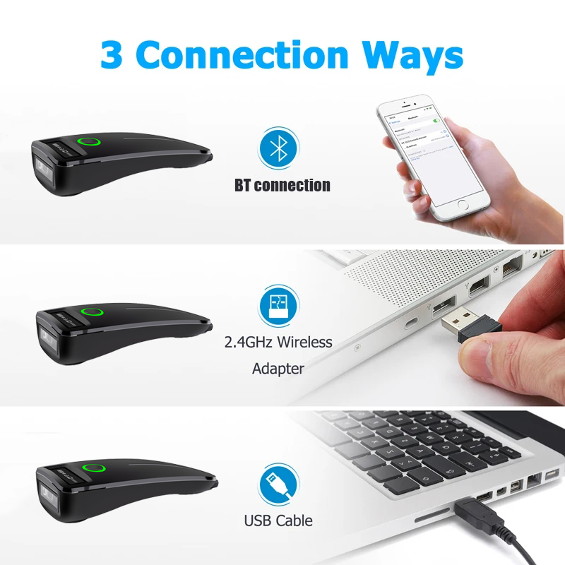 2D 바코드 스캐너 W7 미니 무선 블루투스 휴대용 휴 - Barcode Scanner Wireless 리뷰 및 가격