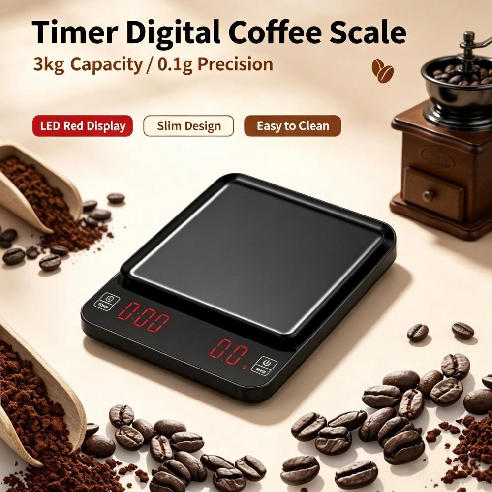 3kg/0.1g 고정밀 디지털 커피 저울, LED 휴대 - Electronics & Gadgets Starting With C 리뷰 및 가격