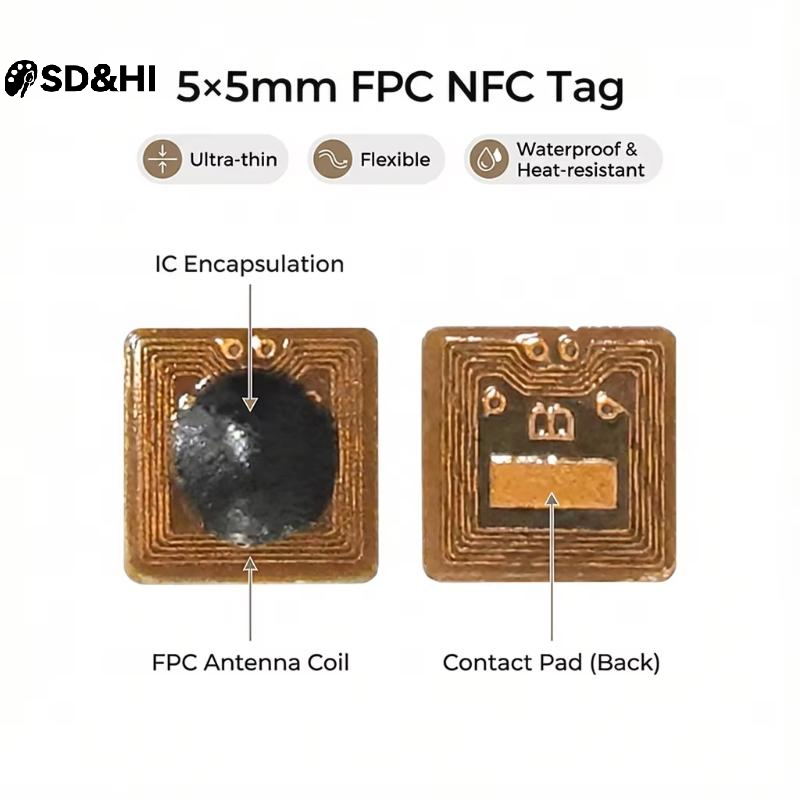 1/5/10PCS 프로그래밍 가능한 5*5mm 마이크로 - Nfc Tag Programmable 리뷰 및 가격