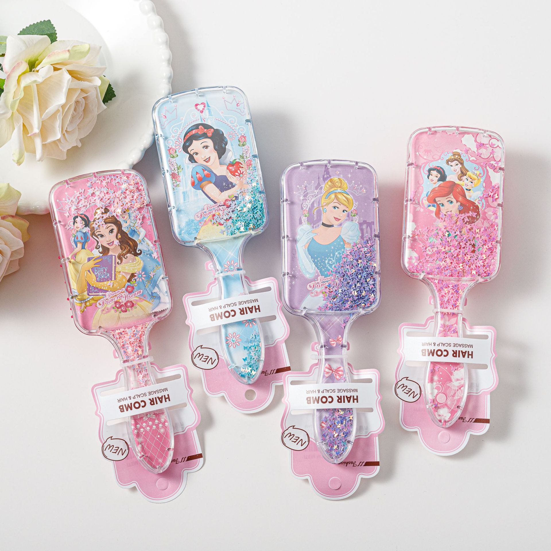 겨울왕국 엘사 미니 미키 마사지 에어쿠션 빗 어린이용  - Elsa Gadget 리뷰 및 가격