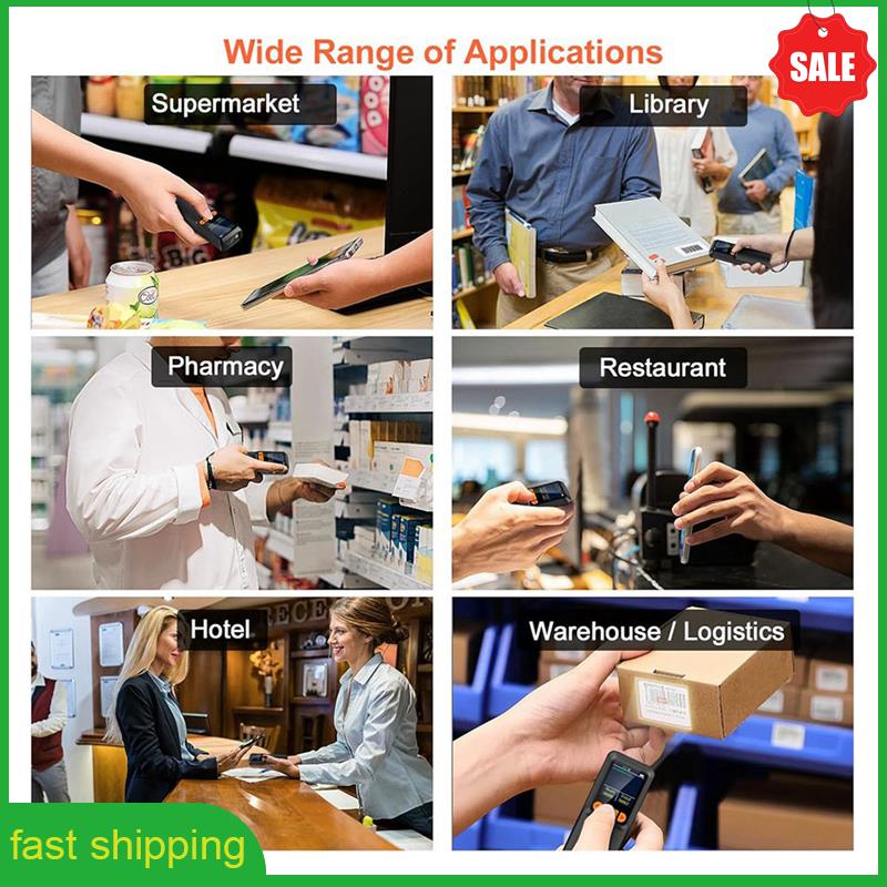 A010 휴대용 블루투스 2D QR 1D 바코드 스캐너 - Barcode Scanner Wireless 리뷰 및 가격