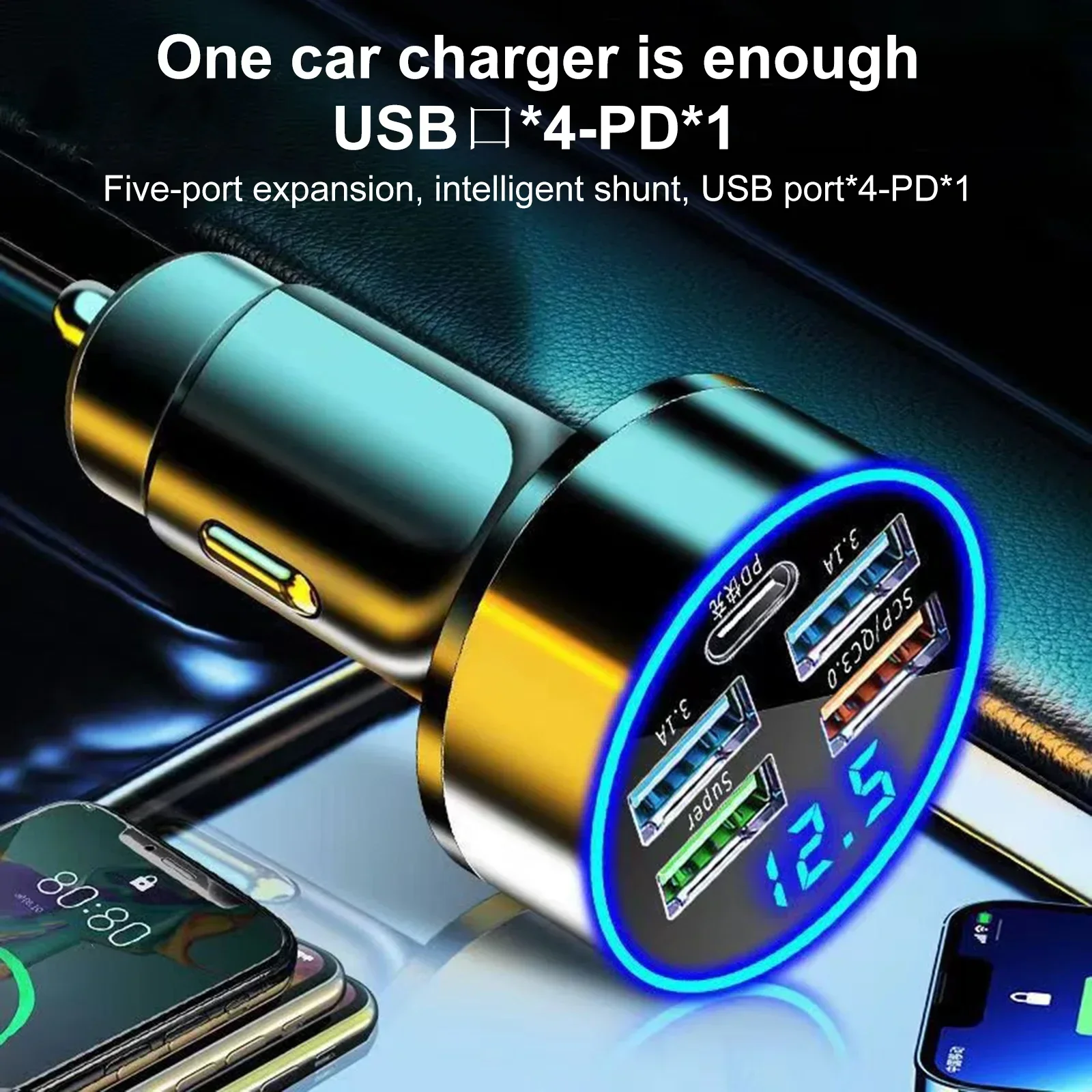 250W 초고속 충전 차량용 충전기 5-in-1 어댑터 - Election Electronics & Gadgets Store Woocommerce Theme 리뷰 및 가격